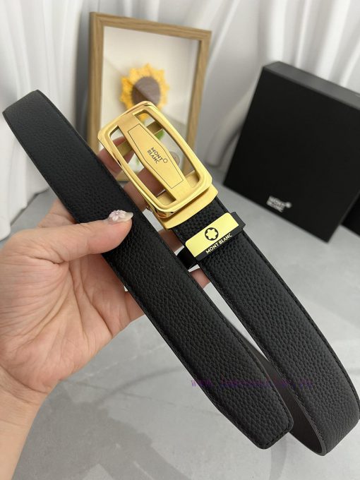 Montblanc Automatic BeltMaterial: Leather Belt with 100% Head Layer. The leather belt is gua 7ows8v4d - Image 3