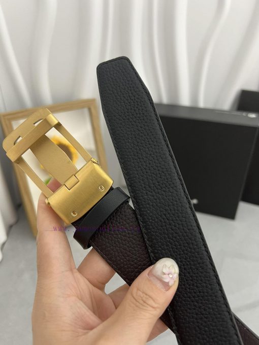 Montblanc Automatic BeltMaterial: Leather Belt with 100% Head Layer. The leather belt is gua 7ows8v4d - Image 7