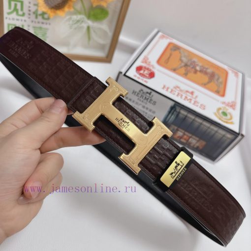 Hermes Hermès  Material: Leather Belt with 100% Head Layer. The leather belt is guaranteed t lix5zs4v - Image 5