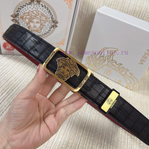 Versace automatic beltMaterial: Leather Belt with 100% Head Layer. The leather belt is guara xrp06kuq - Image 6