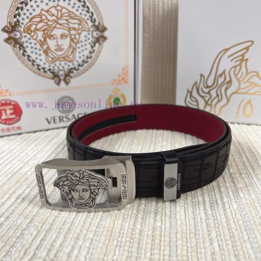 Versace automatic beltMaterial: Leather Belt with 100% Head Layer. The leather belt is guara ja72cxs9