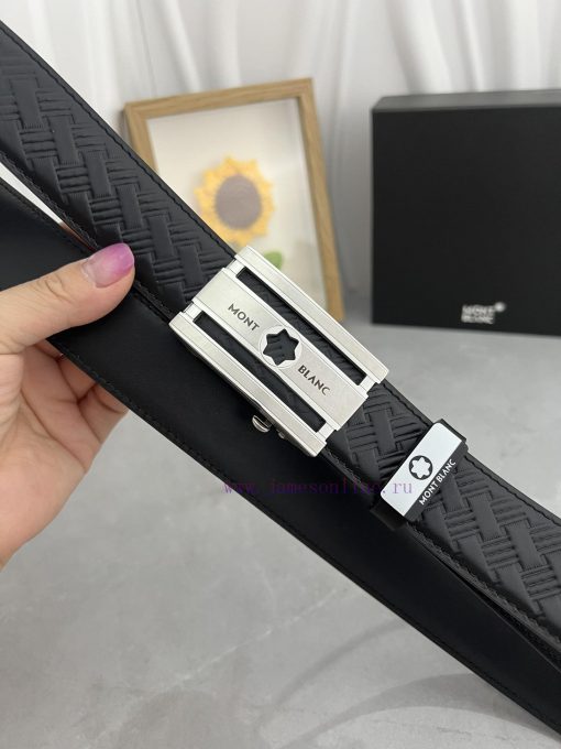 Montblanc Automatic BeltMaterial: Leather Belt with 100% Head Layer. The leather belt is gua 1dacx108 - Image 5