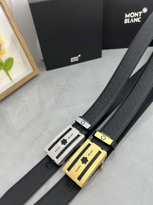 Montblanc Automatic BeltMaterial: Leather Belt with 100% Head Layer. The leather belt is gua cpby0fji - Image 8