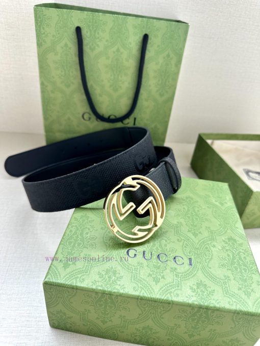 This wide waistband with a width of 4.0 cm is adorned with classic double G details, reminis 7g8qj2gt - Image 8