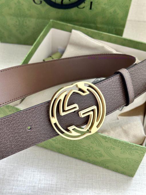 This wide waistband with a width of 4.0 cm is adorned with classic double G details, reminis ko4zops3 - Image 4