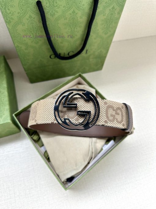 This wide waistband with a width of 4.0 cm is adorned with classic double G details, reminis ko4zops3 - Image 7