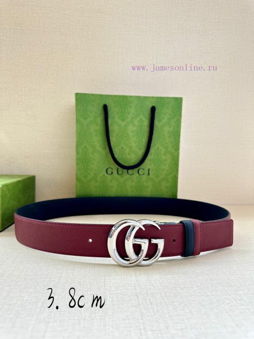 The width of the GUCCI series is 4.0cm, and the iconic double G steel buckle logo has been r k3e0jvvf - Image 2
