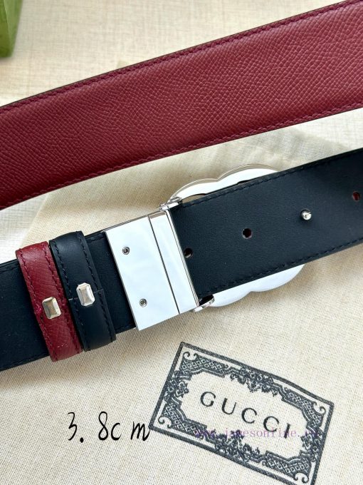 The width of the GUCCI series is 4.0cm, and the iconic double G steel buckle logo has been r k3e0jvvf - Image 3
