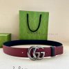 The width of the GUCCI series is 4.0cm, and the iconic double G steel buckle logo has been r cqvi1h0t