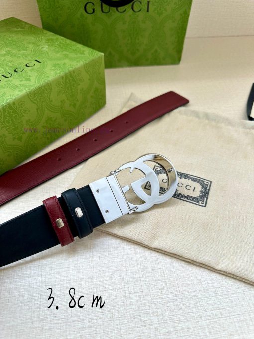 The width of the GUCCI series is 4.0cm, and the iconic double G steel buckle logo has been r k3e0jvvf - Image 7