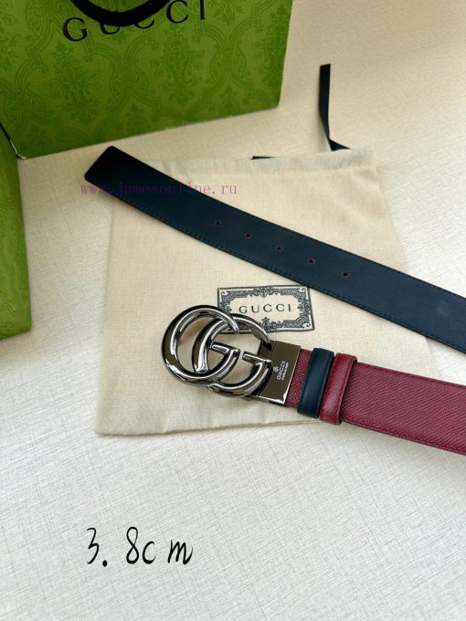 The width of the GUCCI series is 4.0cm, and the iconic double G steel buckle logo has been r cqvi1h0t - Image 4