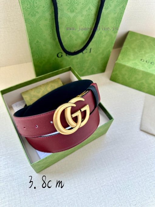 The width of the GUCCI series is 4.0cm, and the iconic double G steel buckle logo has been r xjv2efqz - Image 3