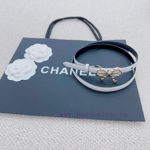 1.5cm.  Chanel official website new top layer cowhide, length 75.80.85.90.95.100. European pey9byle - Image 2