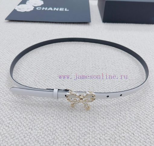 1.5cm.  Chanel official website new top layer cowhide, length 75.80.85.90.95.100. European pey9byle - Image 3