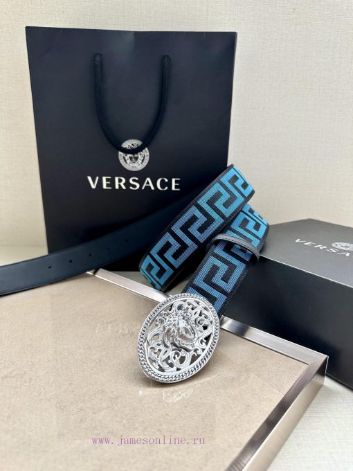 Width 3.8cm Versace This satin belt from Versace has a very casual style, adorned with the i p0sy3k1i - Image 4