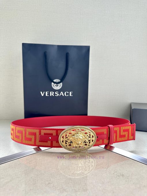 Width 3.8cm Versace This satin belt from Versace has a very casual style, adorned with the i z9jtchqy