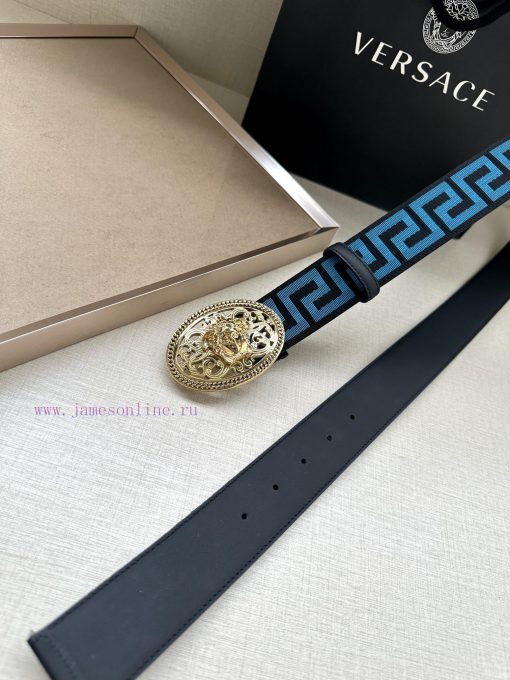 Width 3.8cm Versace This satin belt from Versace has a very casual style, adorned with the i p0sy3k1i - Image 7