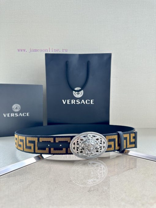 Width 3.8cm Versace This satin belt from Versace has a very casual style, adorned with the i x4i6cq7j - Image 2