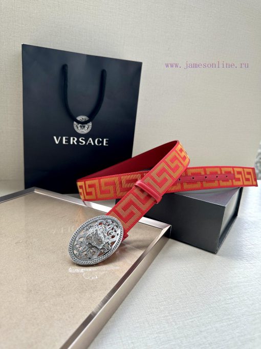 Width 3.8cm Versace This satin belt from Versace has a very casual style, adorned with the i z9jtchqy - Image 7
