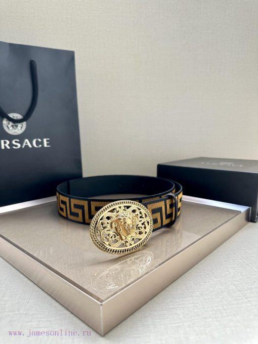 Width 3.8cm Versace This satin belt from Versace has a very casual style, adorned with the i x4i6cq7j - Image 6