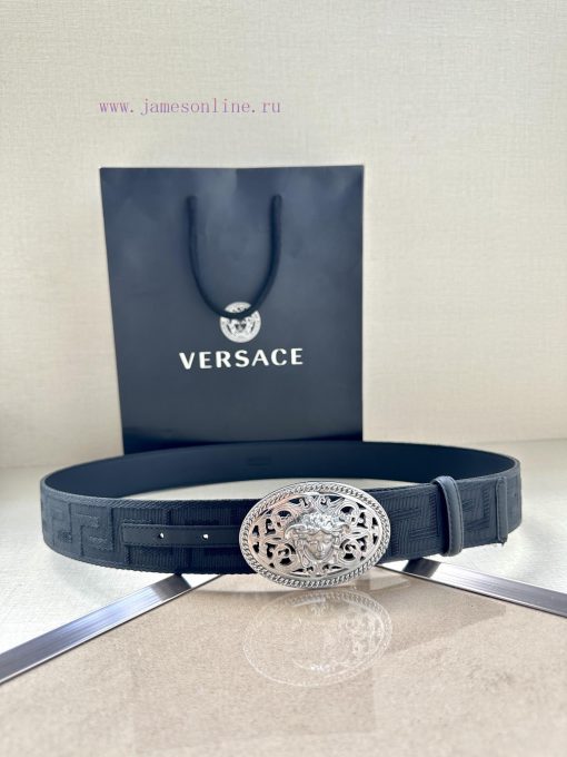 Width 3.8cm Versace This satin belt from Versace has a very casual style, adorned with the i fku3huvn - Image 2