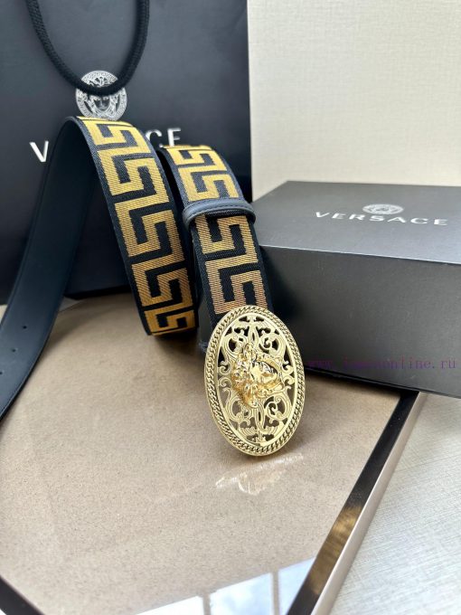 Width 3.8cm Versace This satin belt from Versace has a very casual style, adorned with the i x4i6cq7j - Image 10