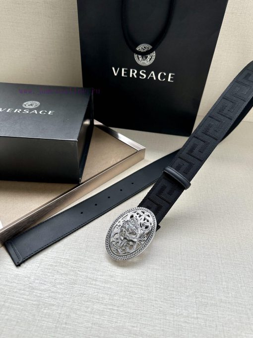 Width 3.8cm Versace This satin belt from Versace has a very casual style, adorned with the i fku3huvn - Image 6