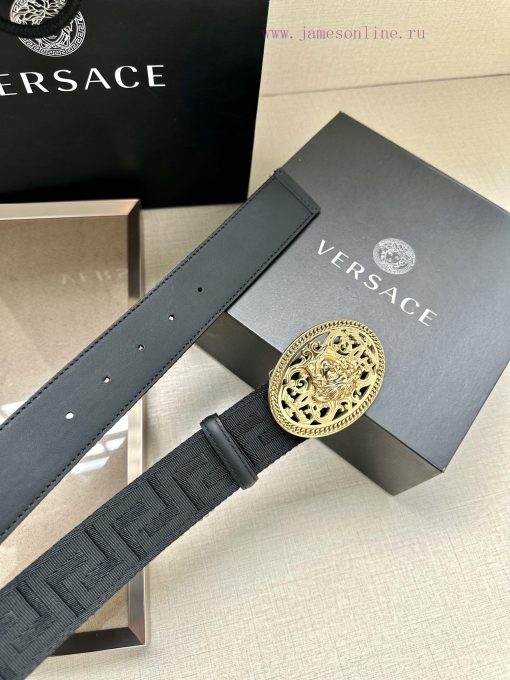 Width 3.8cm Versace This satin belt from Versace has a very casual style, adorned with the i fku3huvn - Image 8