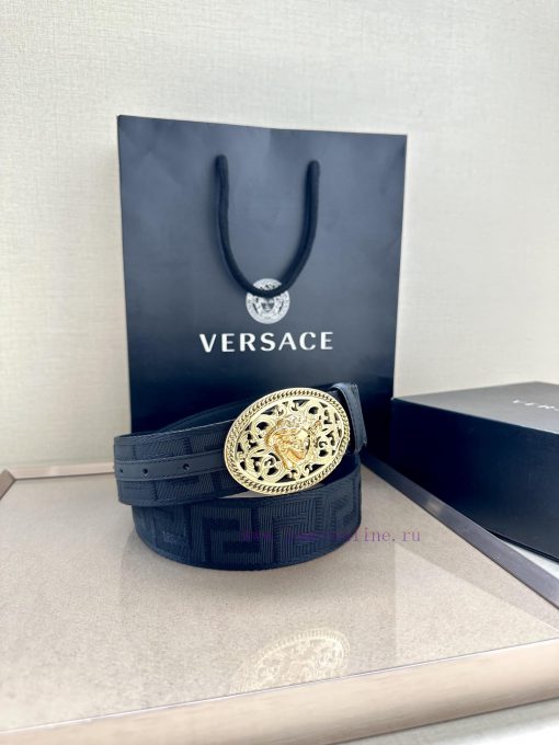 Width 3.8cm Versace This satin belt from Versace has a very casual style, adorned with the i fku3huvn - Image 9