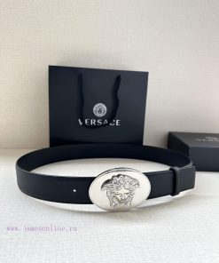 P Width 4.0cm Versace This oval accessory belt from Versace is adorned with the iconic Versa 0hricgbp