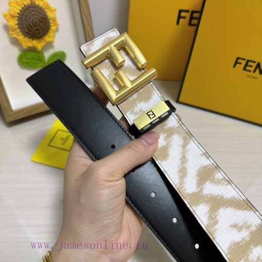 Fendi FENDIMaterial: Leather Belt with 100% Head Layer. The leather belt is guaranteed to be egm0cl56 - Image 9