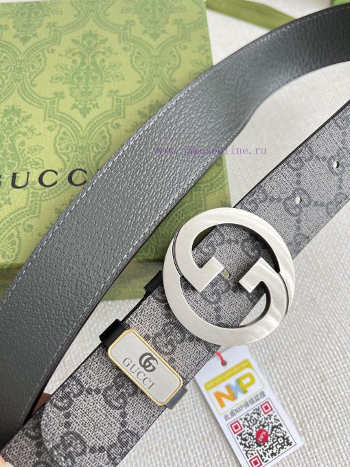Gucci Gucci Belt ️ BeltHanging buckle, pure steel material buckle head, top layer cowhide, p dq2j8q9n - Image 5