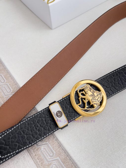 Versace Versace. ️ Belt and belt automatic beltAutomatic belt, classic head buckle made of p 0b8yqfw7 - Image 5