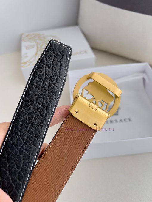 Versace Versace. ️ Belt and belt automatic beltAutomatic belt, classic head buckle made of p 0b8yqfw7 - Image 6