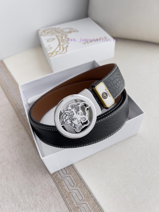 Versace Versace. ️ Belt and belt automatic beltAutomatic belt, classic head buckle made of p w9ot5yzi - Image 3