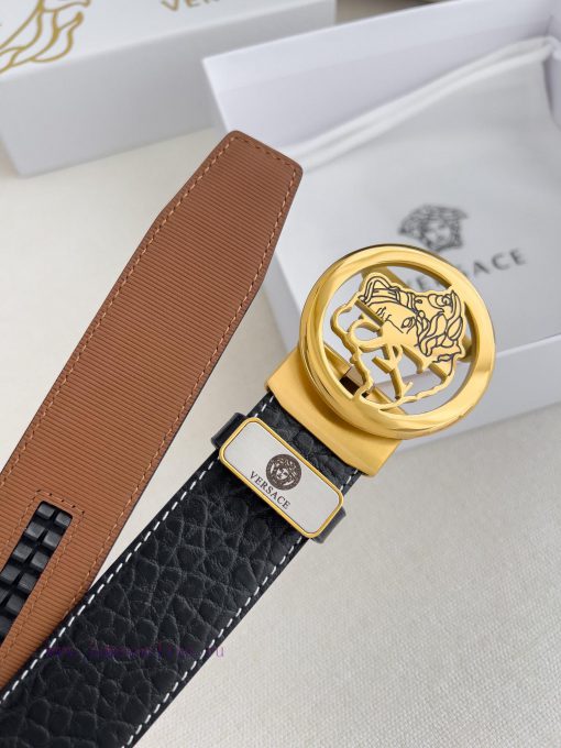 Versace Versace. ️ Belt and belt automatic beltAutomatic belt, classic head buckle made of p w9ot5yzi - Image 9