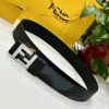 FENDL 40MM wide double-sided original calf leather with a single ruthenium palladium plated hf46jw3e