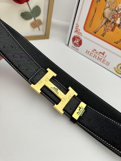Hermes Hermès  Material: Leather Belt with 100% Head Layer. The leather belt is guaranteed t yobraf4r - Image 7