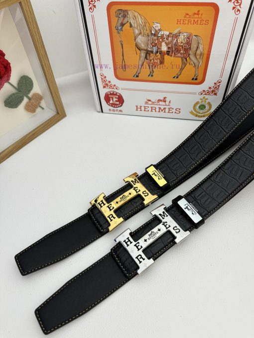 Hermes Hermès  Material: Leather Belt with 100% Head Layer. The leather belt is guaranteed t 6l9msved