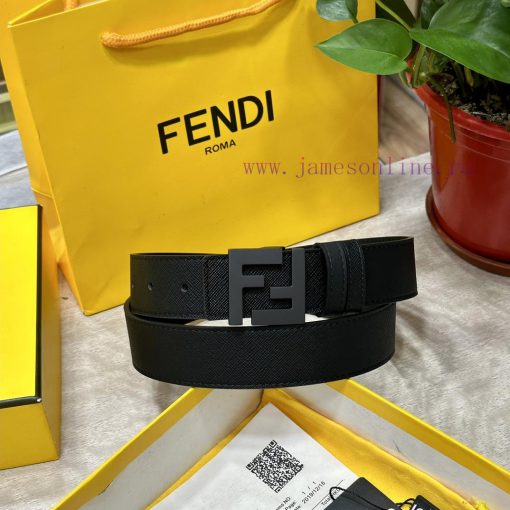 FENDL's 3.5cm wide double-sided cowhide production with classic FF copper buckle, classic fa nevnyd9a - Image 6