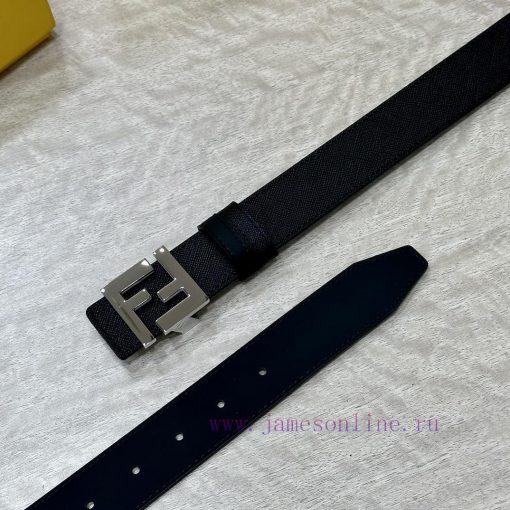 FENDL's 3.5cm wide double-sided cowhide production with classic FF copper buckle, classic fa 1zpbf5oo - Image 4