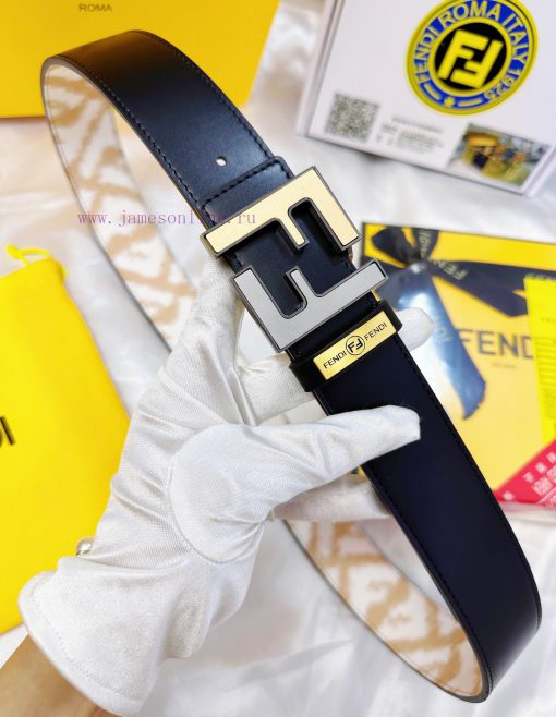 Belt FENDI Fendi ReproductionThe waistband is made of 100% imported top layer cowhide, ensur 3y5mp8vg - Image 7