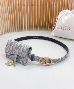 New 2.0cm Dior waist bag official website, double-sided top layer cowhide leather material, u1t2wkba