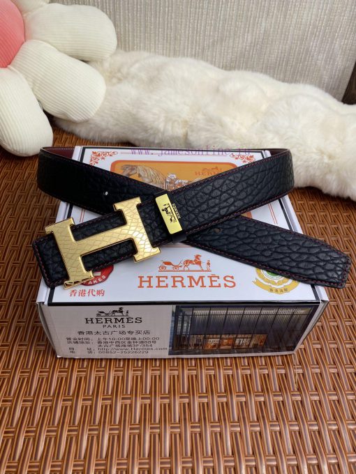 Hermes Hermès Material: Leather Belt with 100% Head Layer. The leather belt is guaranteed to sqb6c0ax - Image 2