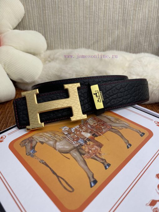 Hermes Hermès Material: Leather Belt with 100% Head Layer. The leather belt is guaranteed to sqb6c0ax - Image 3