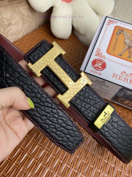 Hermes Hermès Material: Leather Belt with 100% Head Layer. The leather belt is guaranteed to sqb6c0ax - Image 7