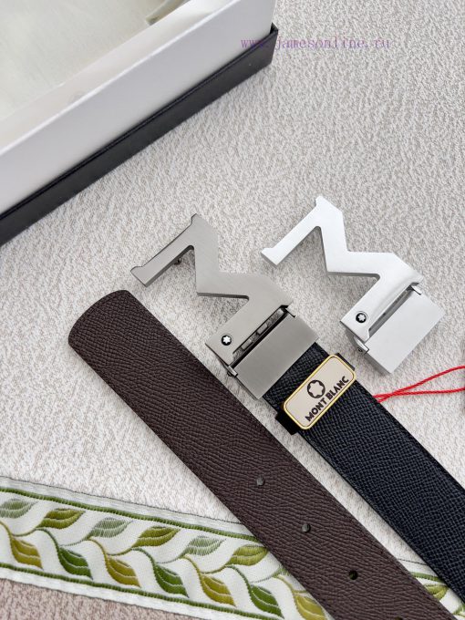 Montblanc Montblanc ️ Belt and beltBuckle, new original classic boutique two-color buckle, p byh0qh9o - Image 10