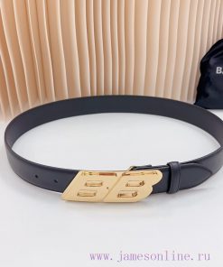 New 3.5cm Balenciaga official website, double-sided top layer cowhide material, length. 758. 6viem168