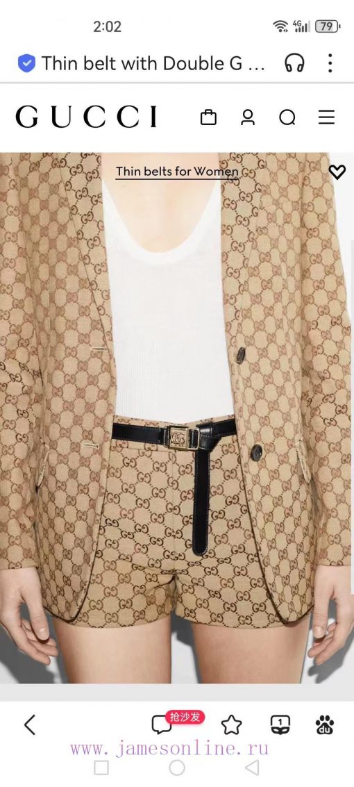 2.0cm Gucci new belt, double-sided top layer cowhide material, length. 758.80.85.90.95. Euro a3te8d8s - Image 5