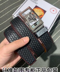 Belt Versace Ver... ️ Automatic deductionBelt made of 100% head layer cowhide, automatically sx06z1h6